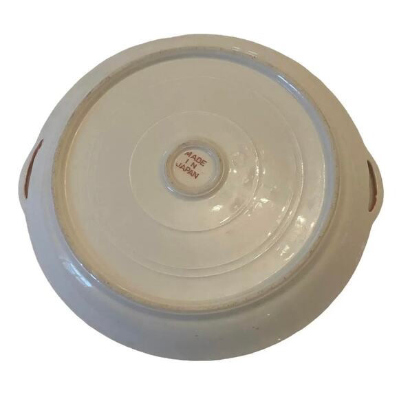 Vintage Chinoiserie Ceramic Handpainted Luncheon Hors D’Oeuvres Set of 8 Plates - Picture 7 of 12